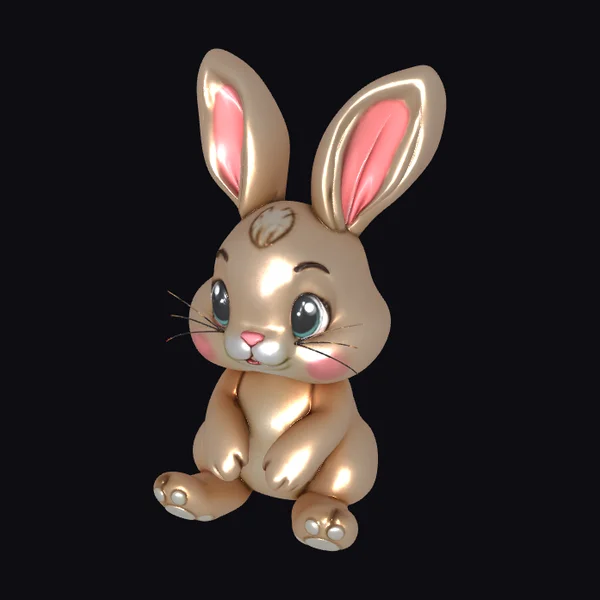 Golden Easter Bunny