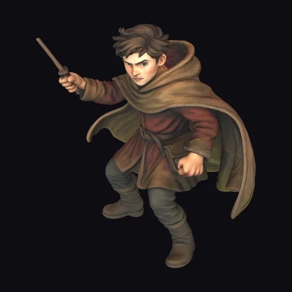 Young Sorcerer Standing