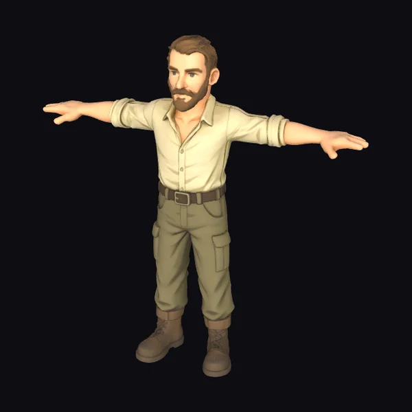 Bearded Male Adventurer