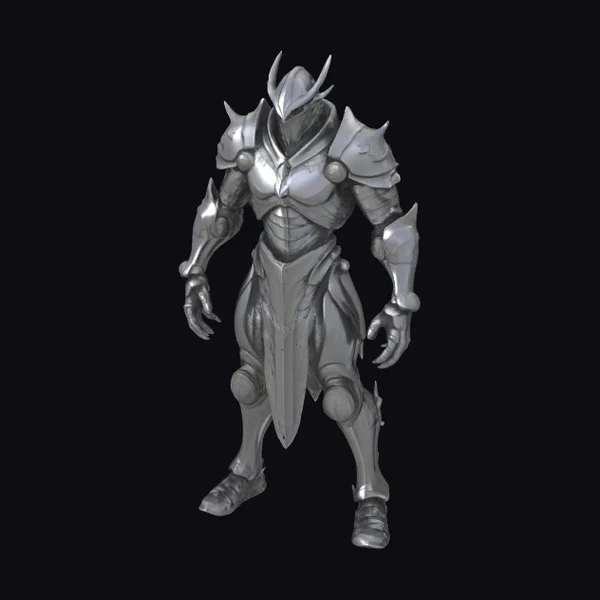 Dark Metallic Knight Armor