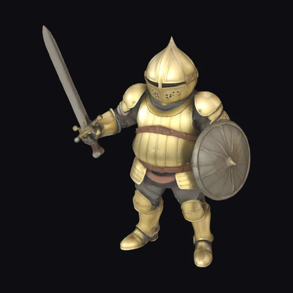 Golden Knight Armor