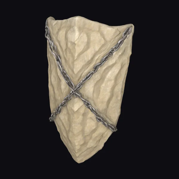 Shield with Metal Chains
