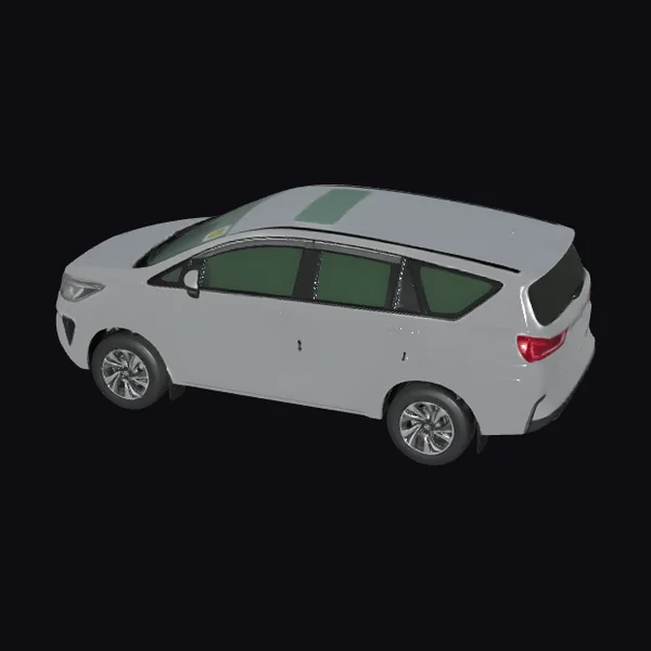 Silver Toyota Minivan