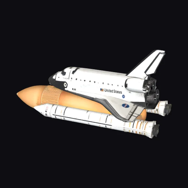 Space Shuttle with Boosters