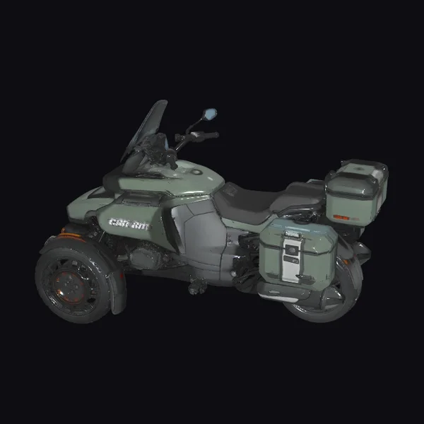 Green Trike Motorcycle