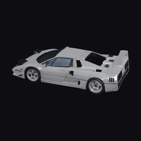 White Lamborghini Diablo