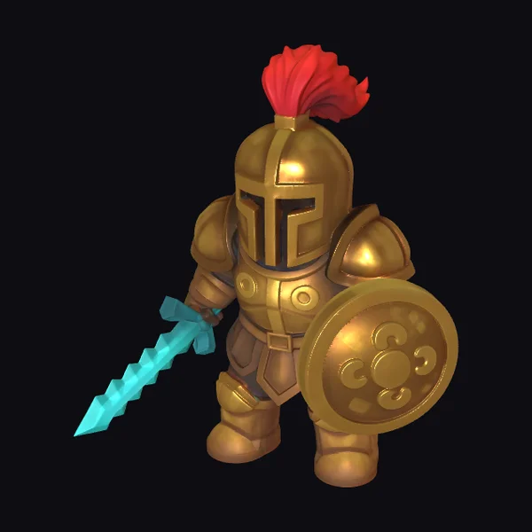 Golden Knight Armor