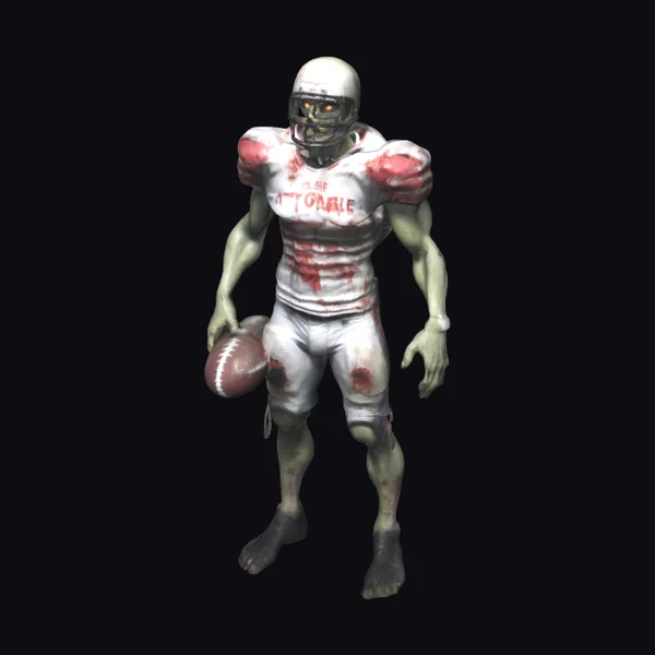 Zombie Football Player Full Gear
