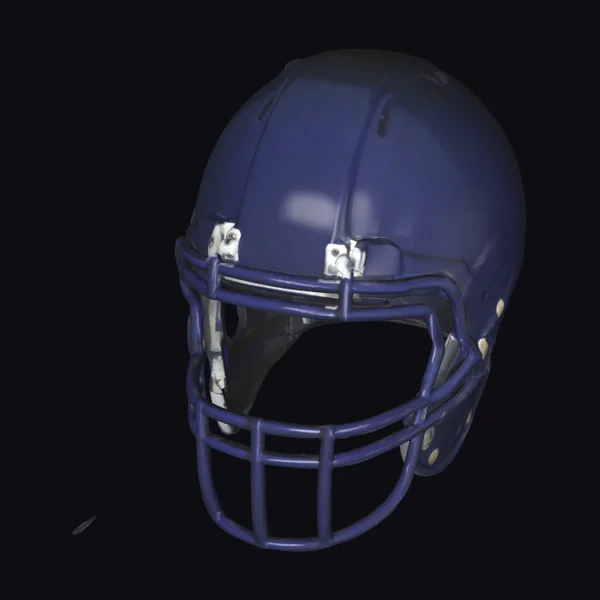 Dark Blue Football Helmet