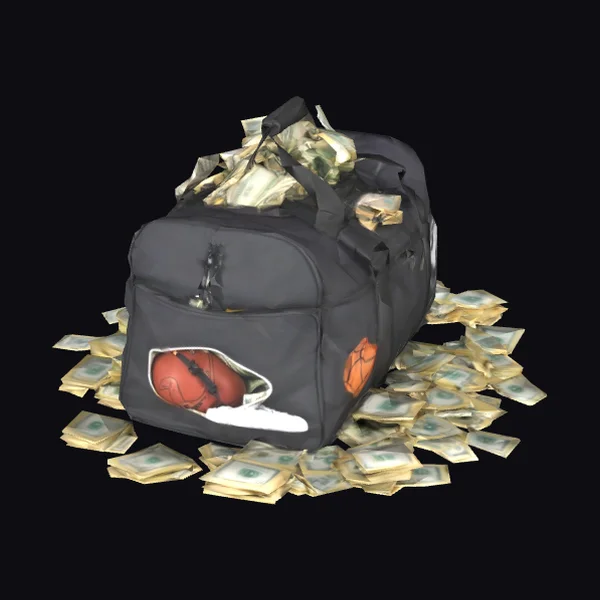 Sports Bag Full of Cash