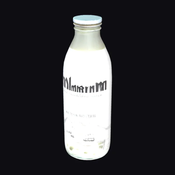 Glass Milk Bottle