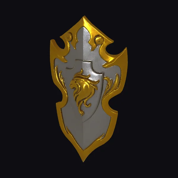 Lion Crest Shield