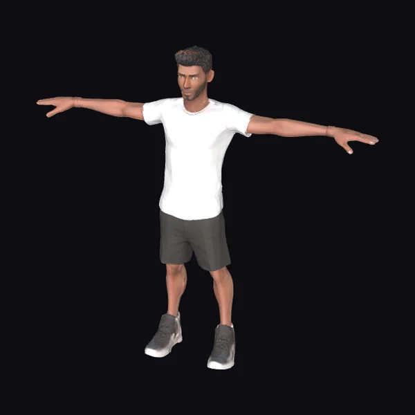 Adult Male in T-Pose