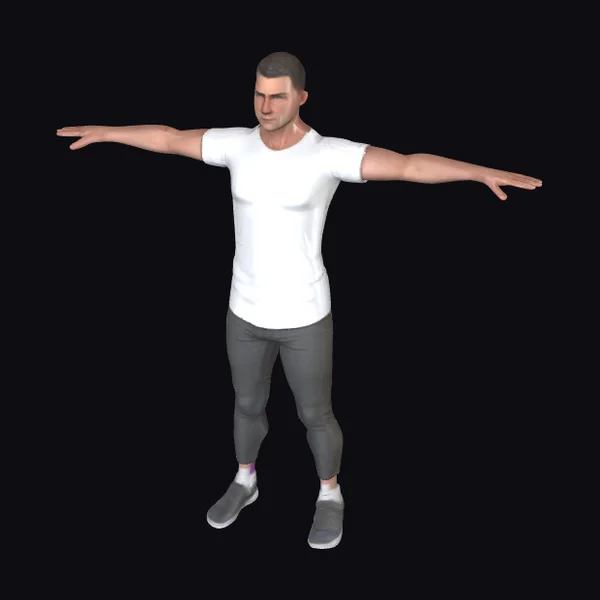 Adult Male in T-Pose