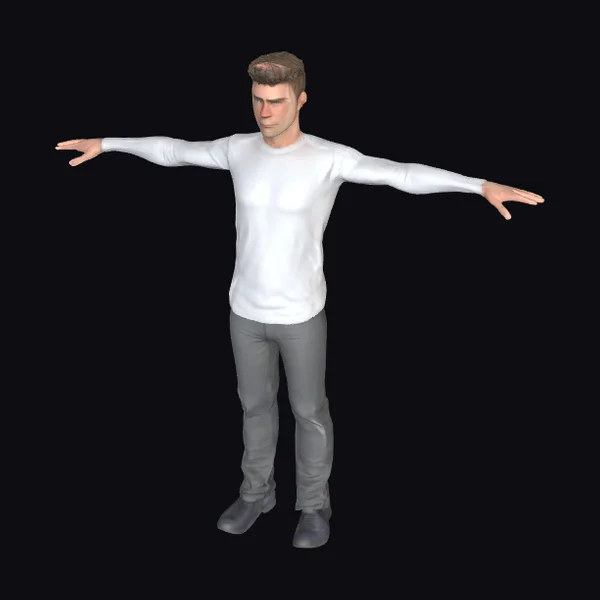 Adult Male in T-Pose