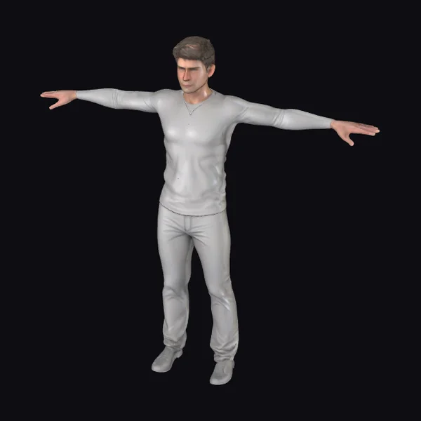 Adult Male in T-Pose