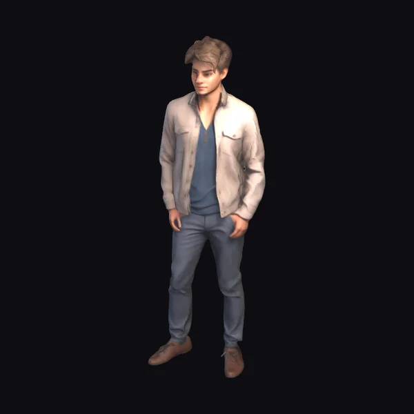 Young Man Casual Outfit