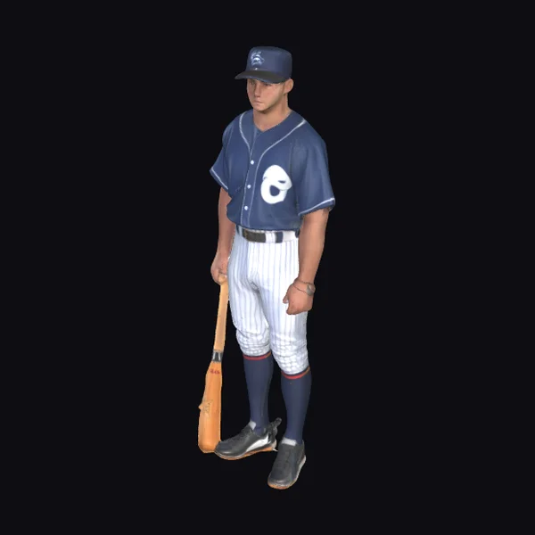 Standing Baseball Player