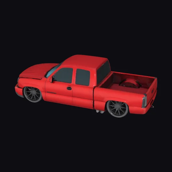 Red Pickup Truck
