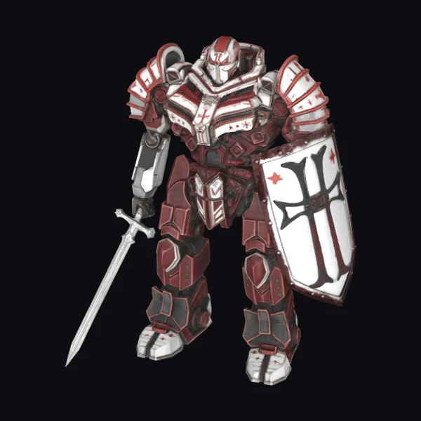 Armored Knight with Sword