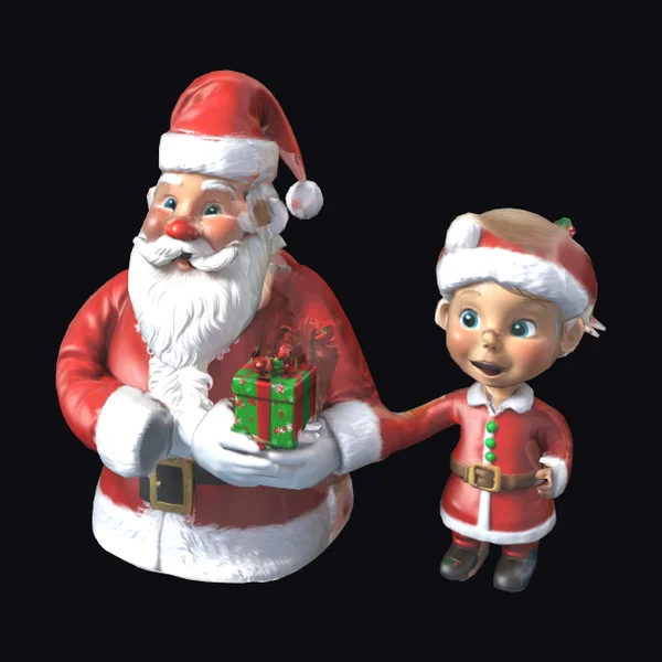 Santa and Elf Gift