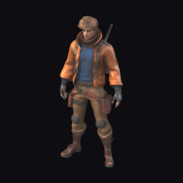 Young Male Protagonist Character