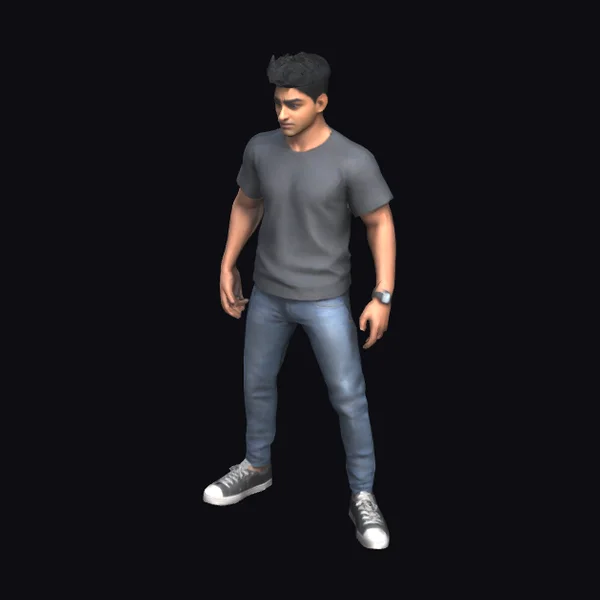 Young Indian Man Standing