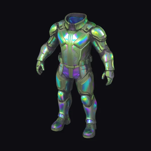 Iridescent Armor Suit