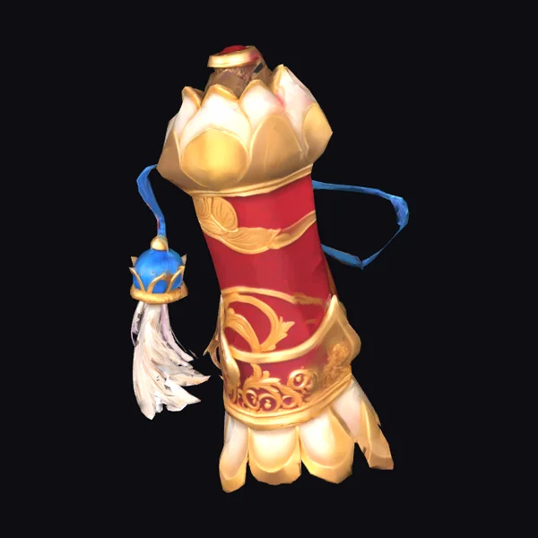 Ornate Red Arm Guard