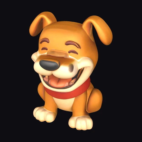 Smiling Cartoon Dog