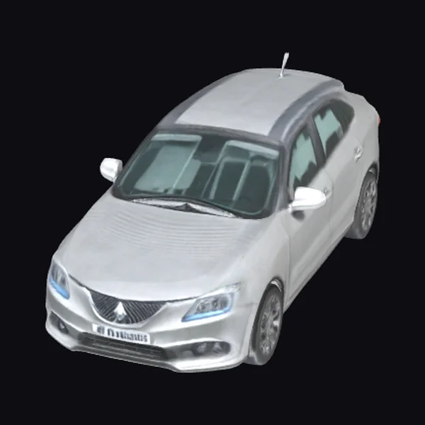 Silver Hatchback Car