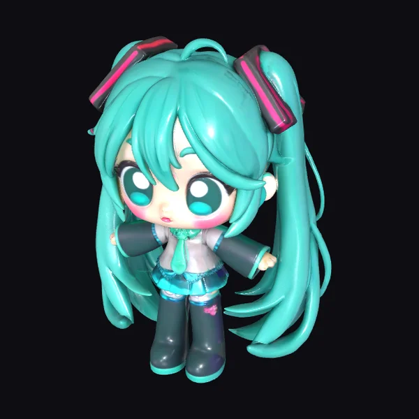 Chibi Anime Girl Character