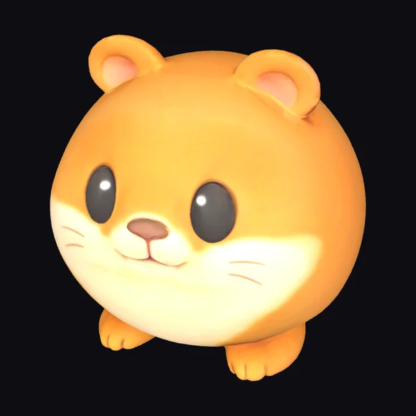 Chubby Hamster Face