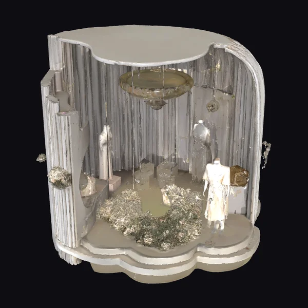 Elegant Display Case Interior