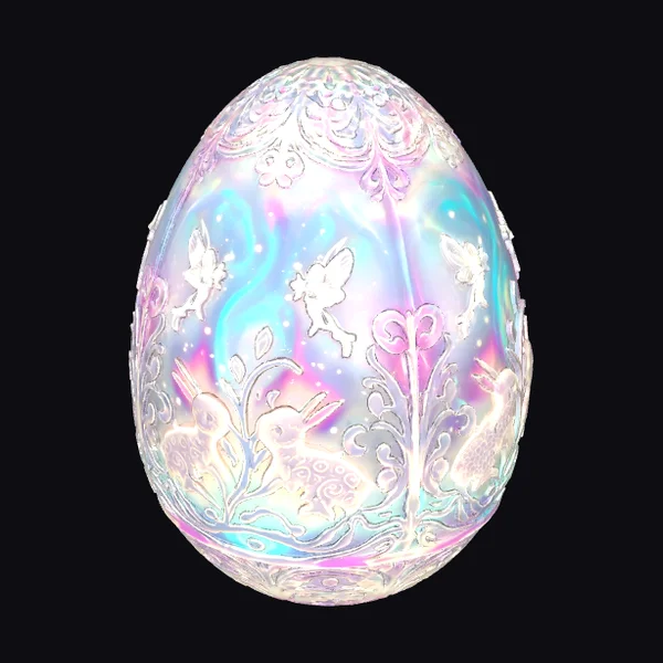 Iridescent Easter Egg