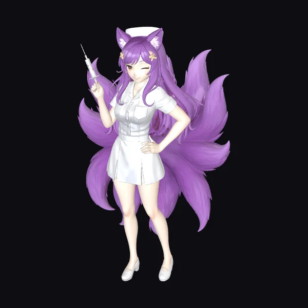 Nine-Tailed Kitsune Nurse