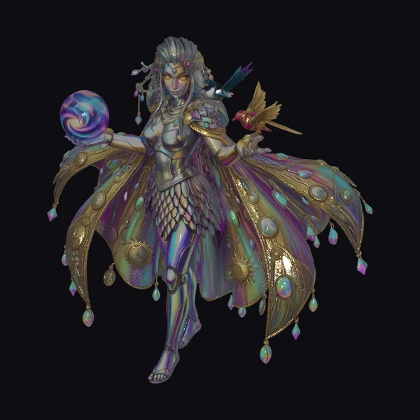Iridescent Fantasy Goddess