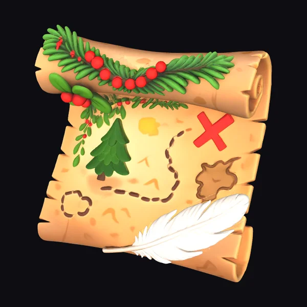 Vintage Treasure Map