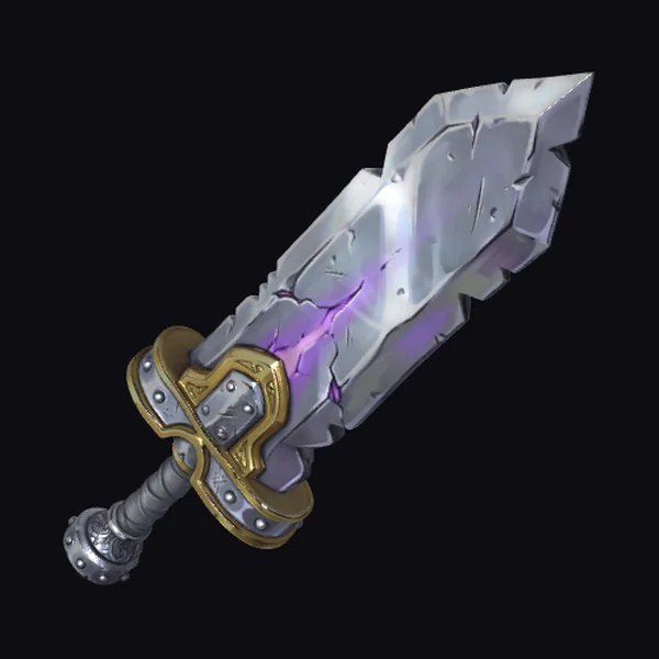 Frosted Crystal Sword (Free 3D Model)