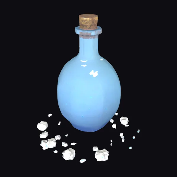 Mystic Blue Elixir Bottle