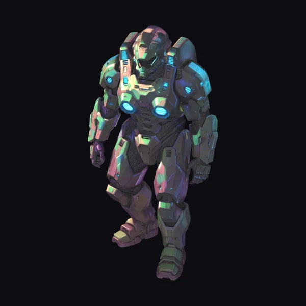 Iridescent Space Armor