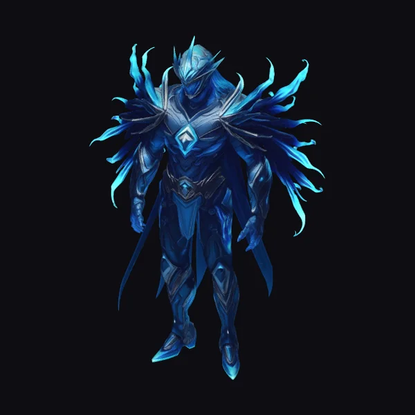 Crystal Energy Warrior (Free 3D Model)