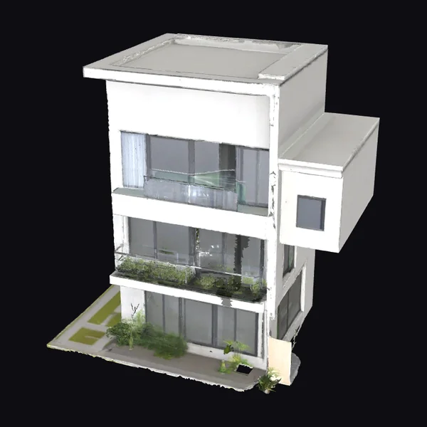 Modern Two-Floor Residential Building