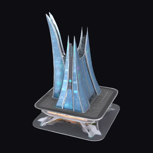 Futuristic Indian City Hub