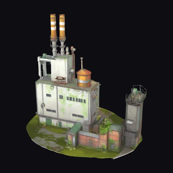 Abandoned Industrial Factory Complex