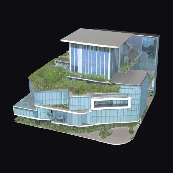 Modern Green Roof Building