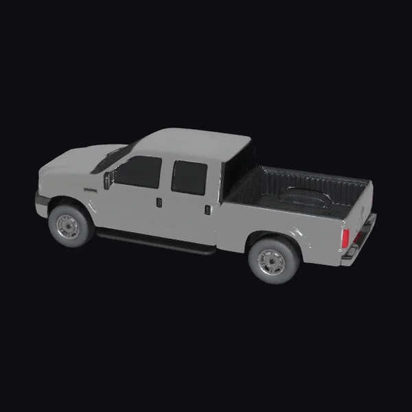 Gray Pickup Truck