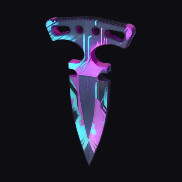 Neon Prism Dagger
