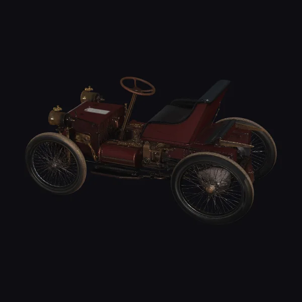 Vintage Red Racing Car