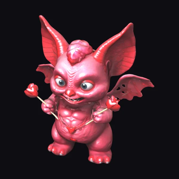 Pink Demon Cupid
